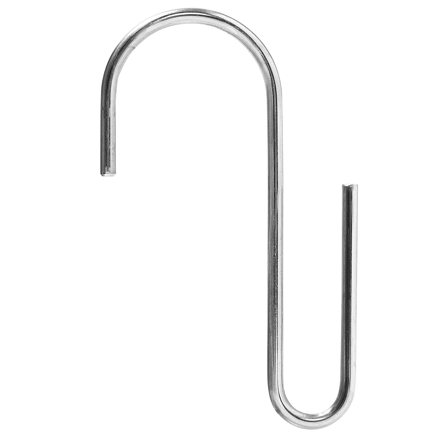 Large Size Heavy Duty S Metal Hooks - Silver Colour - 304 Stainless Steel with 4mm Thick- Sold in 5/25/50 - Rackshop Australia