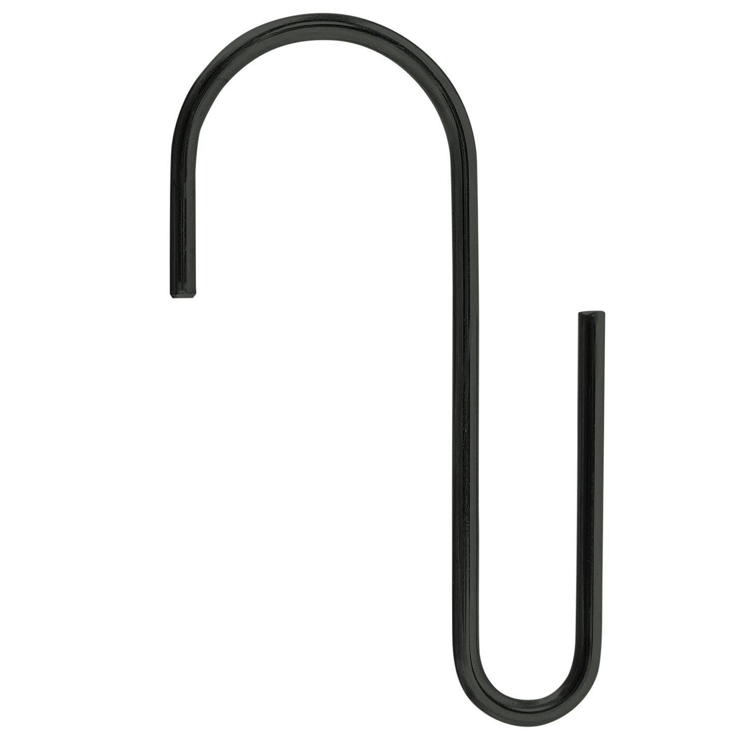 Large Size Heavy Duty S Metal Hooks - Matte Black - 304 Stainless Steel with 4mm Thick- Sold in 5/25/50 - Rackshop Australia