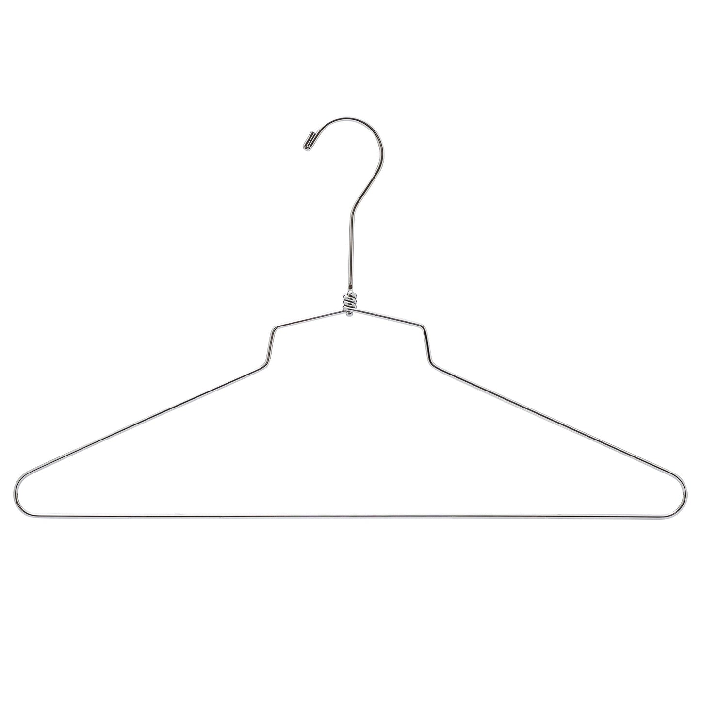 43cm Metal Suit Hanger With Bar (3.5mm thick) Sold in Bundles of 25/50/100 - Rackshop Australia