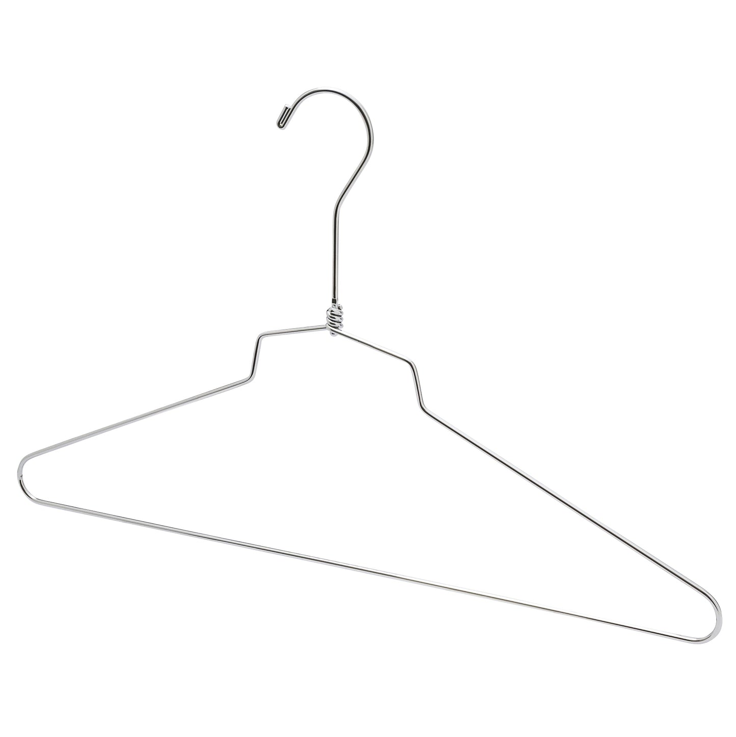 43cm Metal Suit Hanger With Bar (3.5mm thick) Sold in Bundles of 25/50/100 - Rackshop Australia