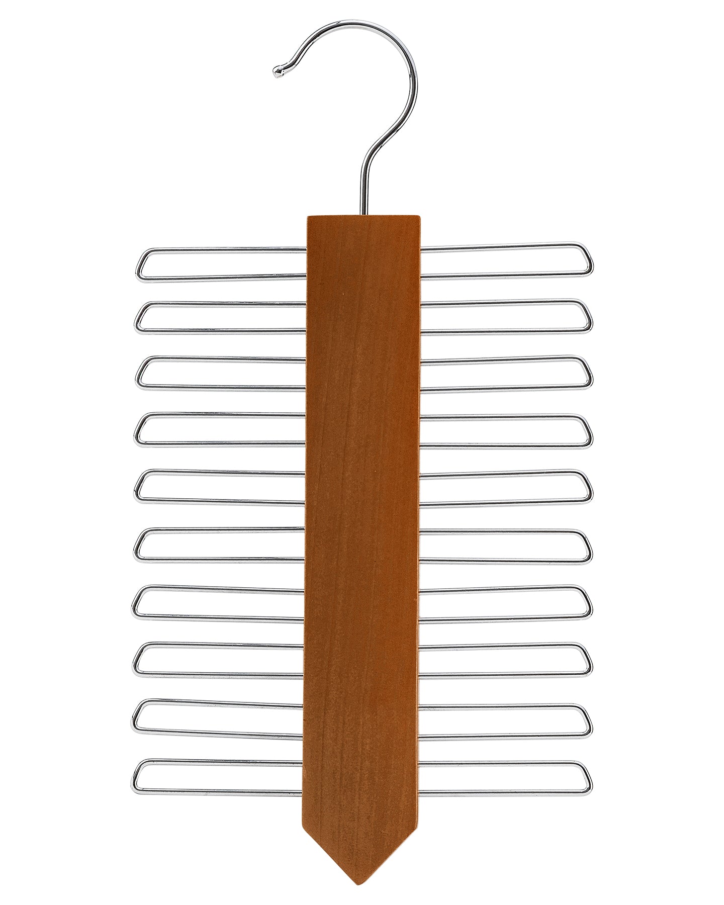 Vertical Tie Walnut Wood Hanger - Sold 1/5/10 - Rackshop Australia